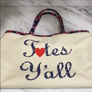 totes y’all bag from draper james